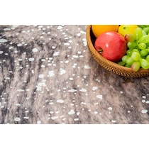 faux hide dark brown area rug  x    