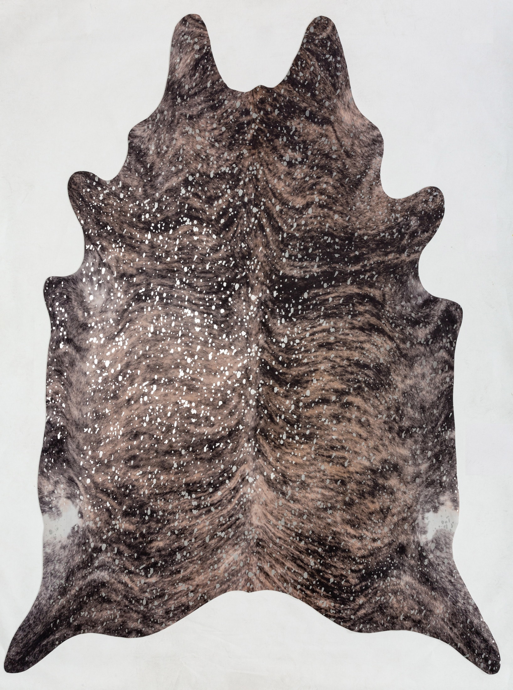 Faux Hide Area Rug Dark American Signature Furniture