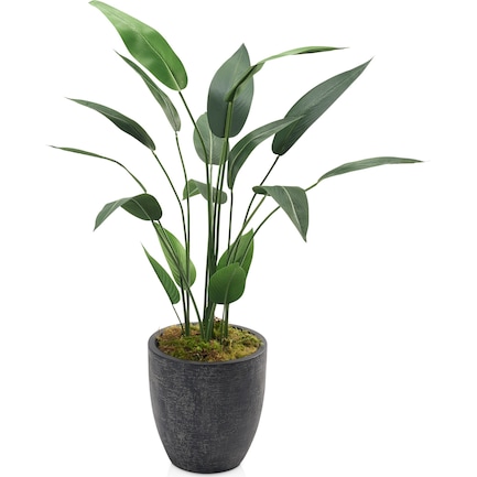 Faux 5' Travellers Palm Tree with Summit Planter - Small
