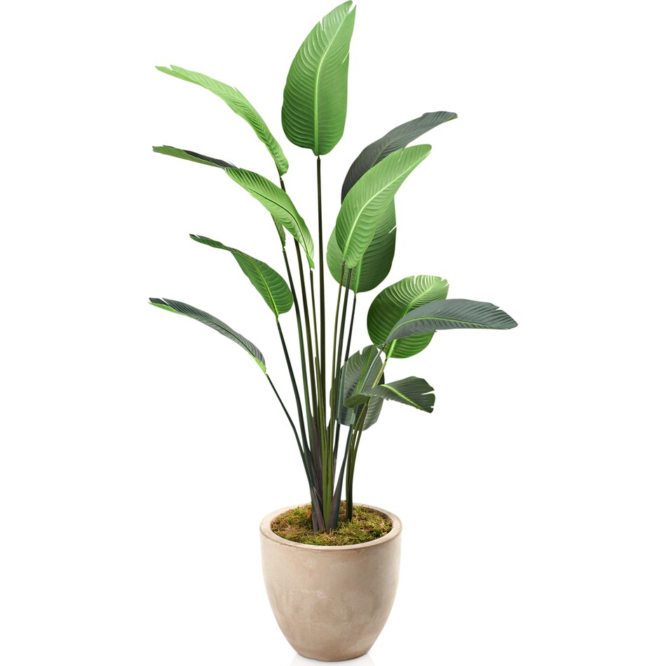 faux plant dark brown faux plant with planter   