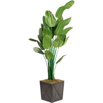 faux plant dark brown faux plant with planter   