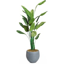 faux plant gray faux plant with planter   
