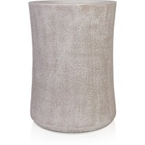 faux plant white planter   