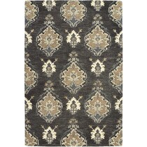faymount gray area rug ' x '   