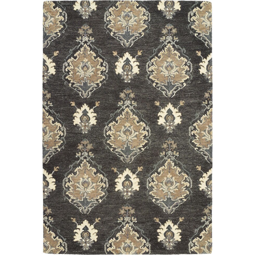 faymount gray area rug ' x '   
