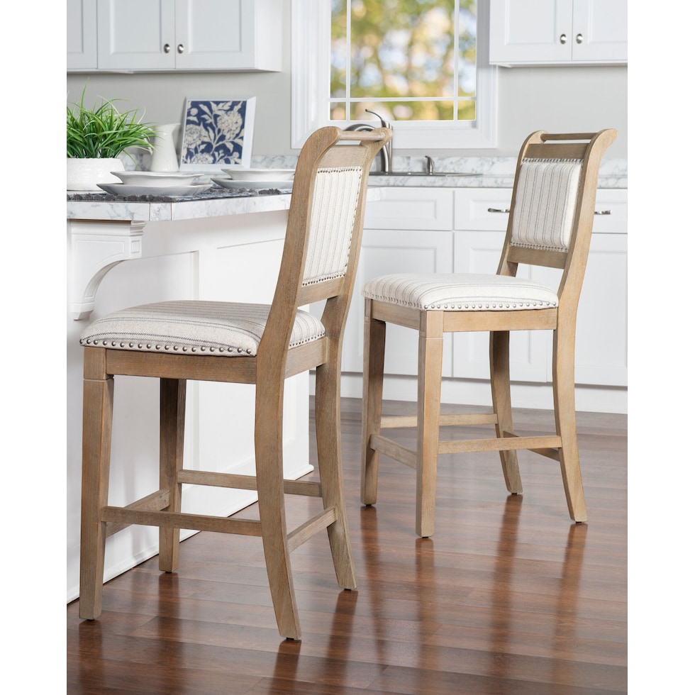 felicity neutral counter height stool   