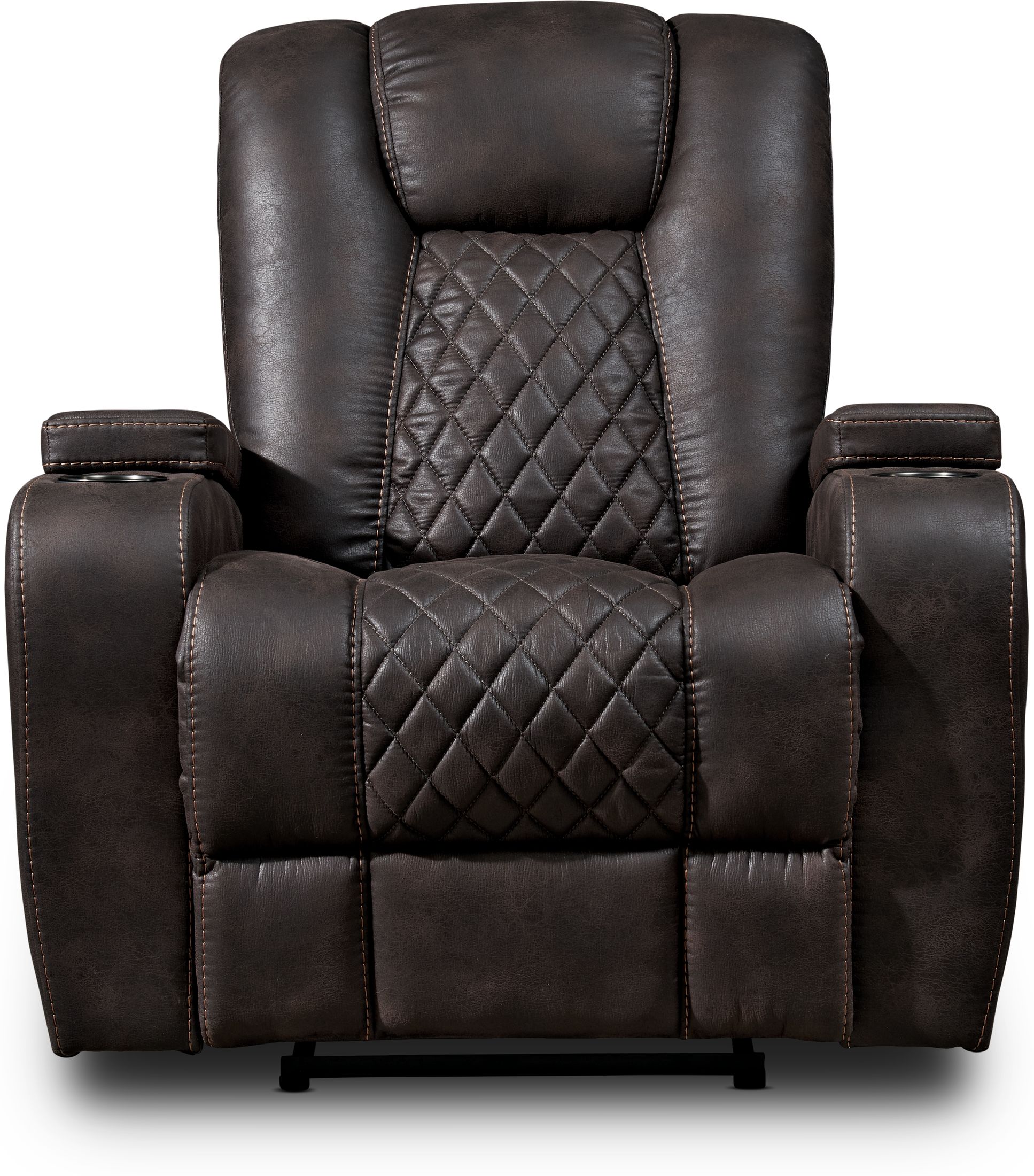 Felix Manual Recliner - Brown | American Signature Furniture