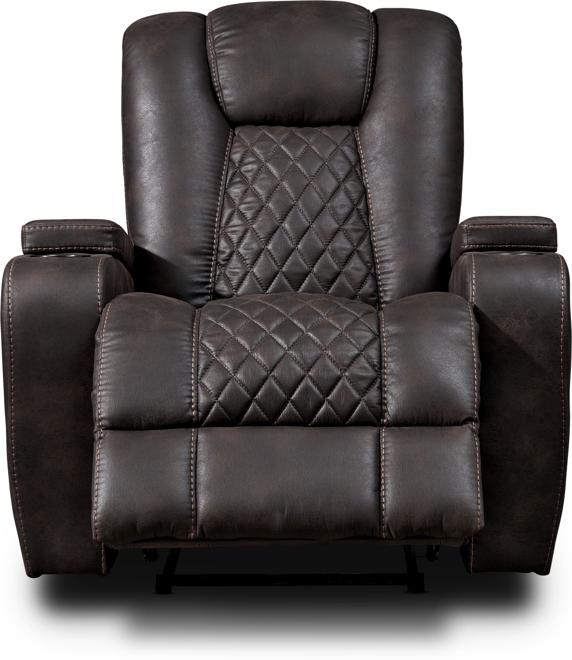 Felix Manual Recliner - Brown | American Signature Furniture