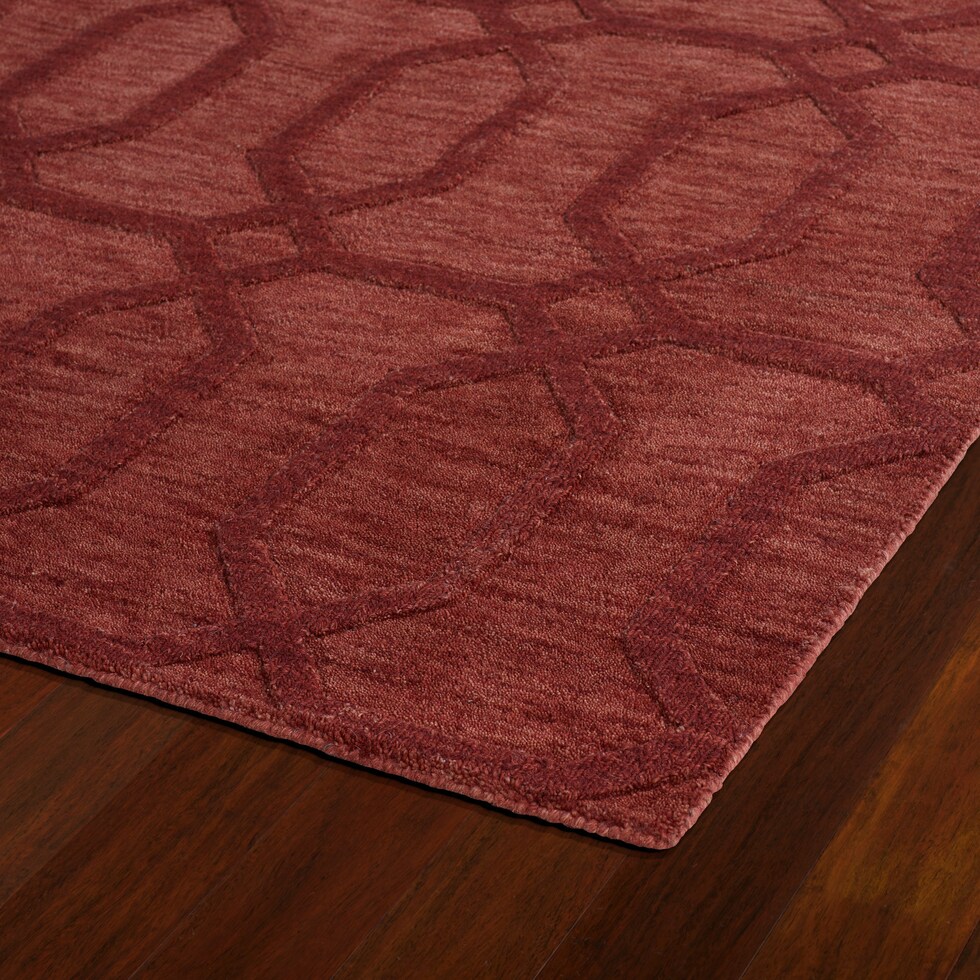 fender red area rug  x    