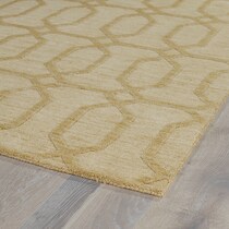 fender yellow area rug  x    