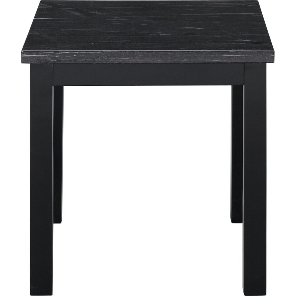 fennel black pc table set   
