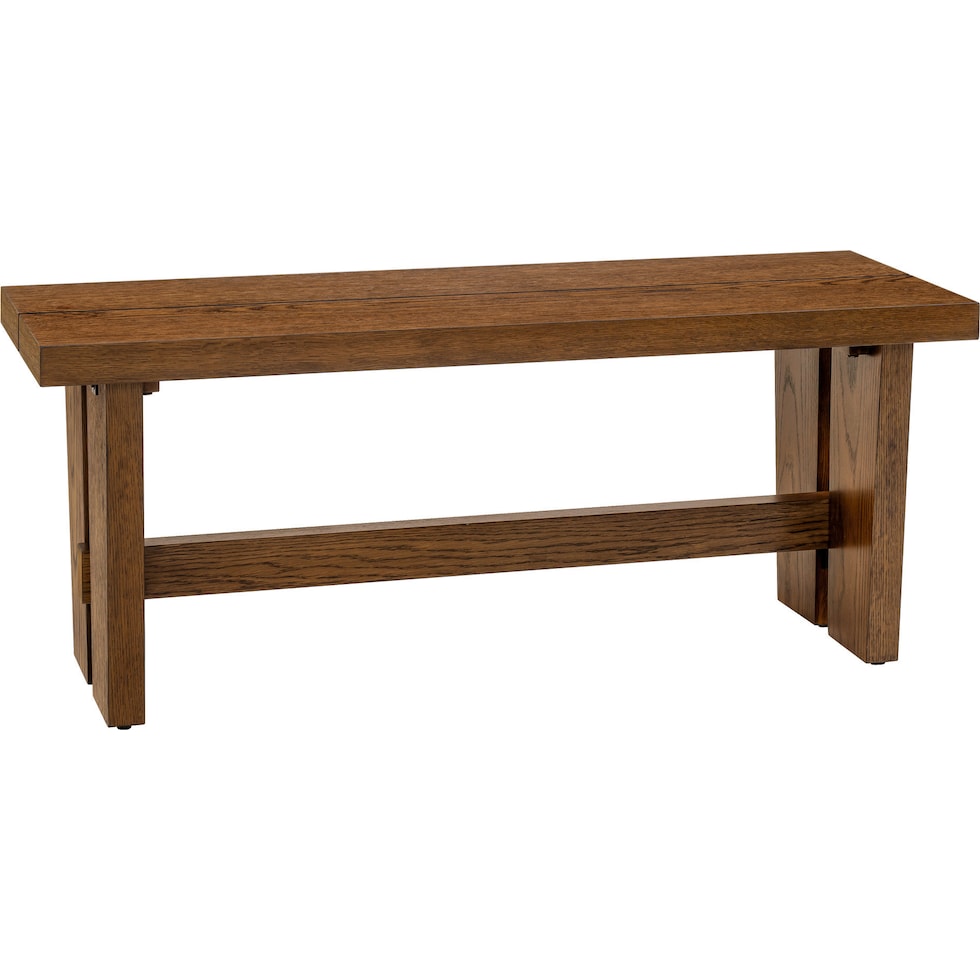 ferguson dark brown bench   