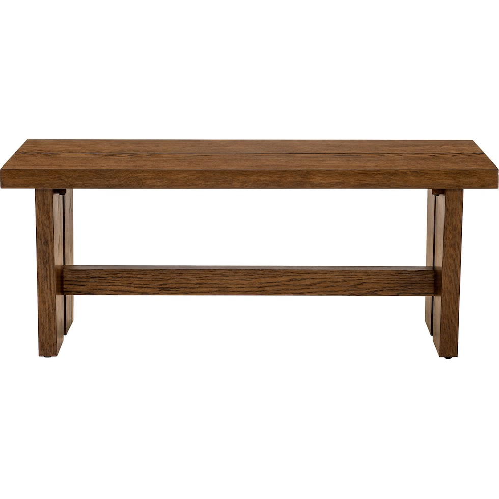 ferguson dark brown bench   