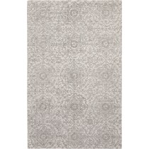 ferran silver area rug  x    