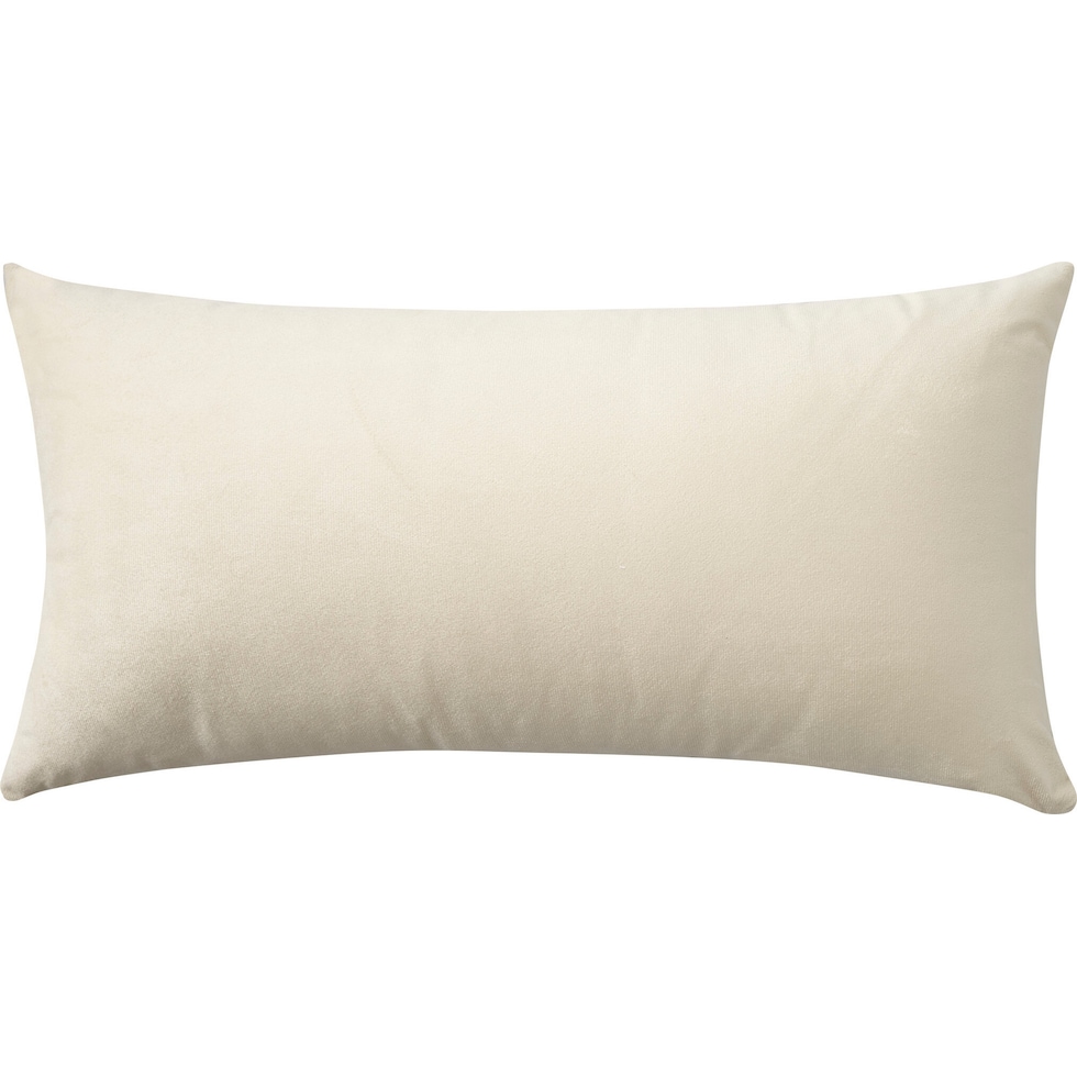 festive neutral accent pillow   