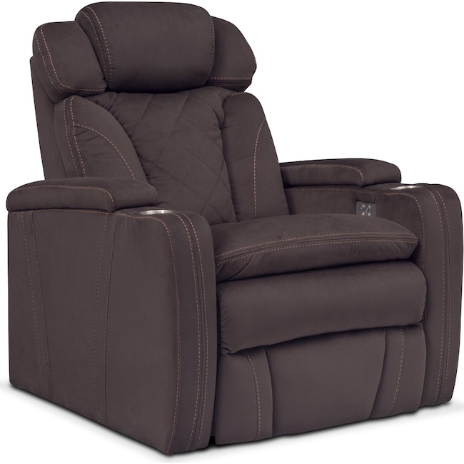 Living Room Furniture - Fiero Dual-Power Recliner