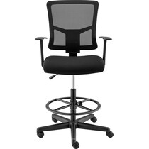 finbury black office chair   