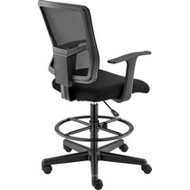 finbury black office chair   
