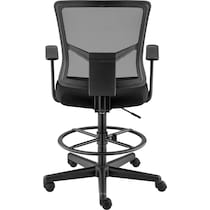 finbury black office chair   