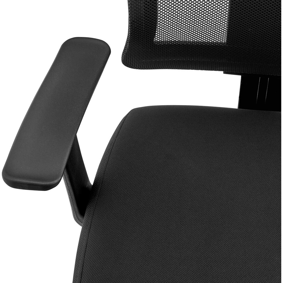 finbury black office chair   