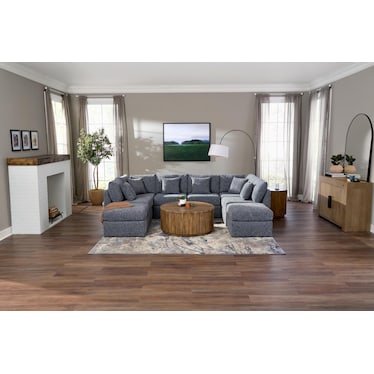 Finley Solid Wood Storage Table