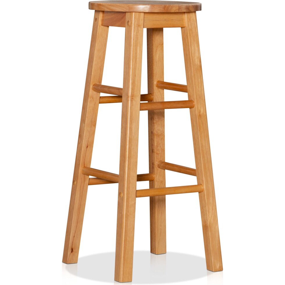 finnigan light brown bar stool   