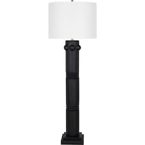 fiona black floor lamp   