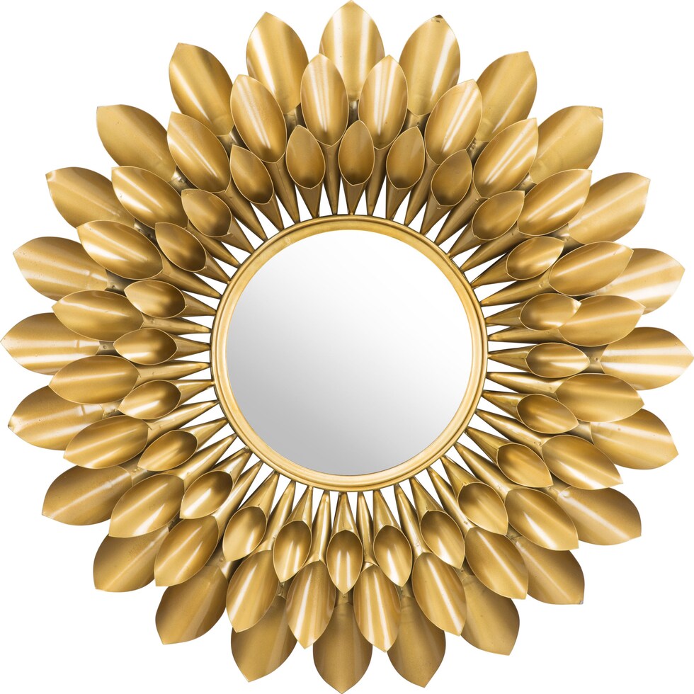 fiore gold mirror   