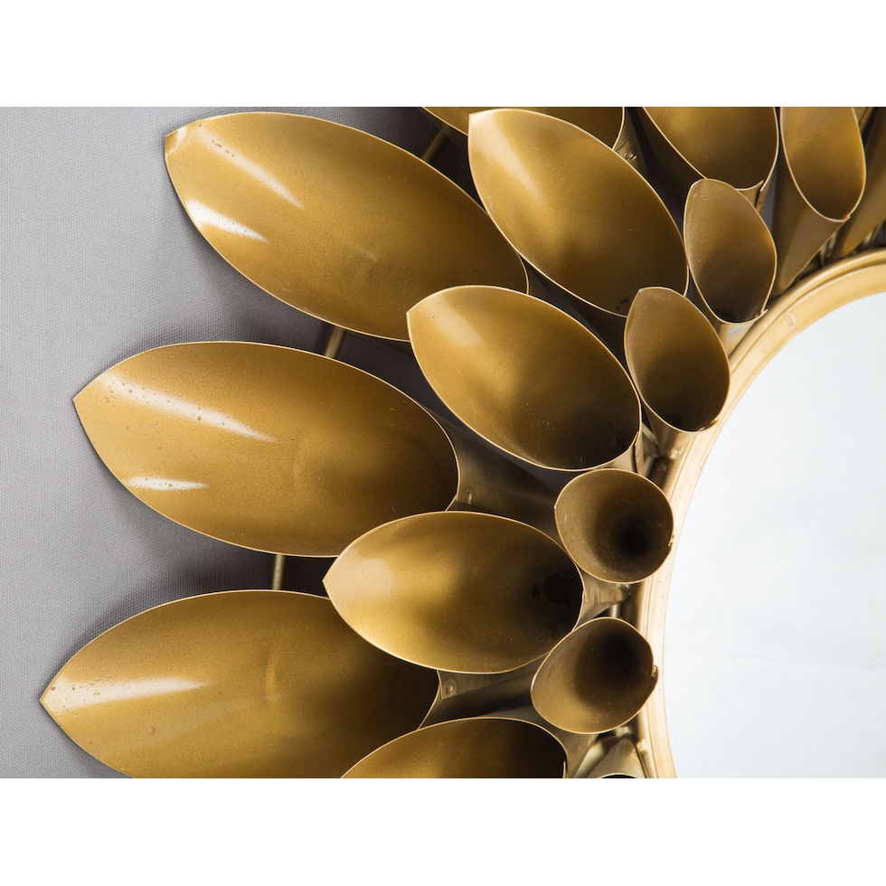 fiore gold mirror   