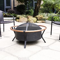 fire pit black fire pit   