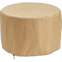 fire table cover tan fire pit cover   