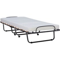 fisher black folding bed   