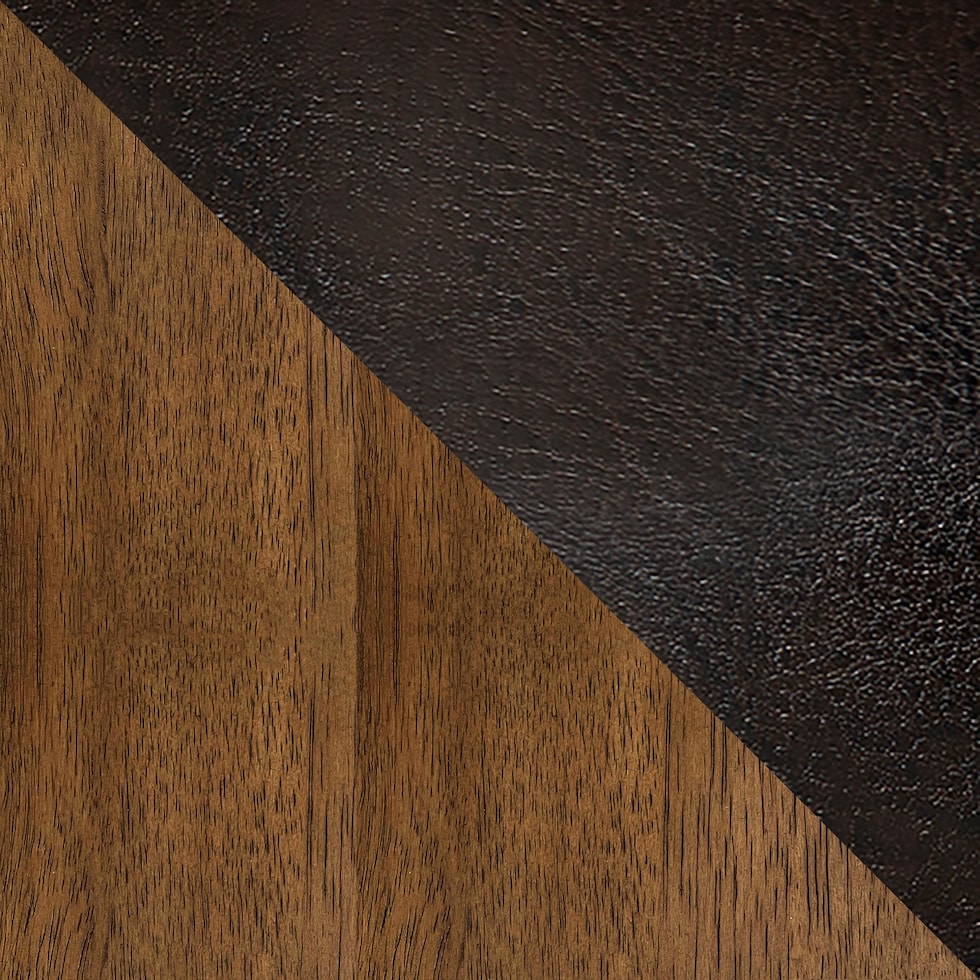 fisher dark brown accent chair   