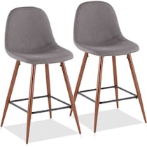 fitz gray counter height stool   