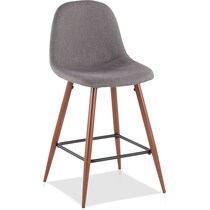 fitz gray counter height stool   