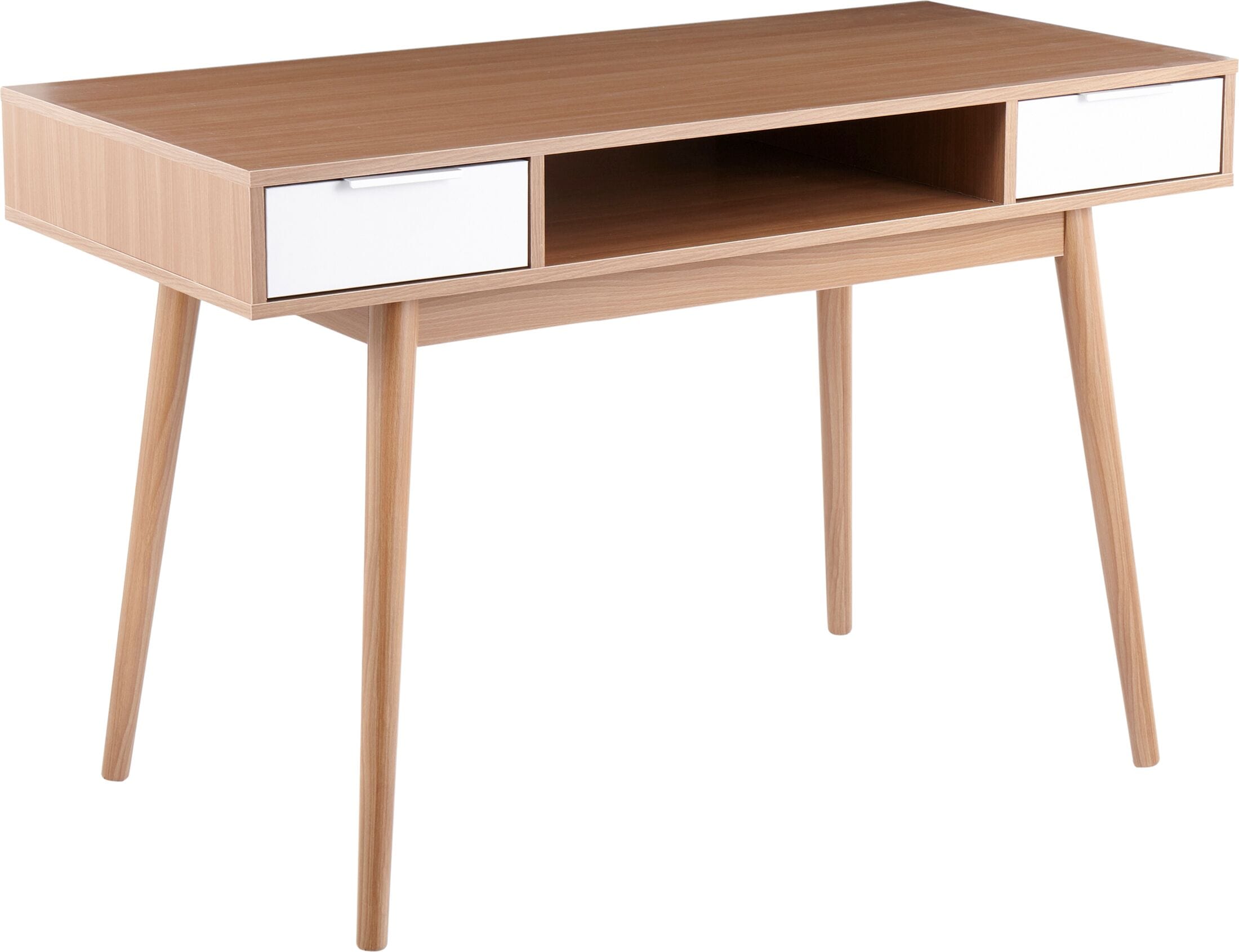 light timber desk