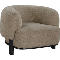 fitzroy light brown accent chair   