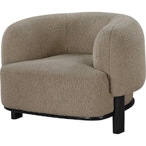 fitzroy light brown accent chair   