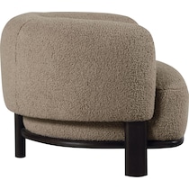 fitzroy light brown accent chair   