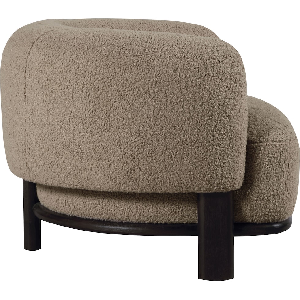 fitzroy light brown accent chair   