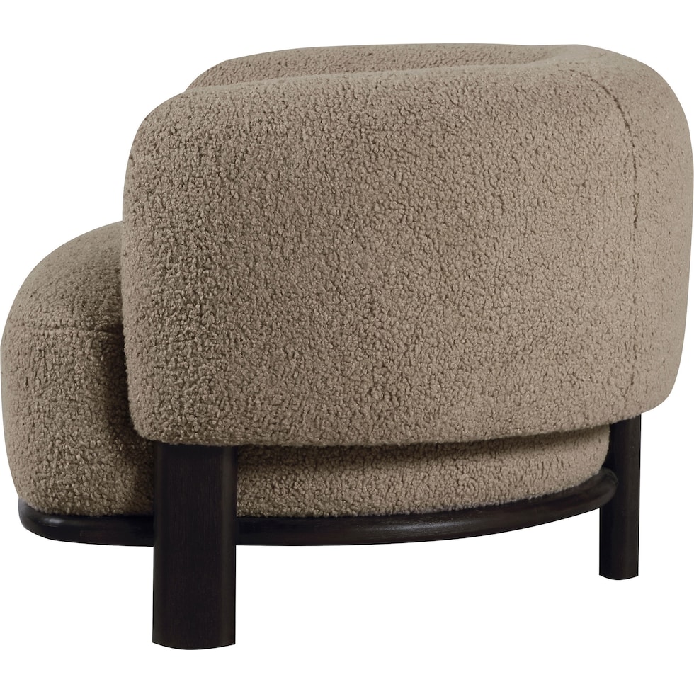 fitzroy light brown accent chair   