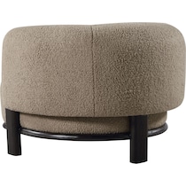 fitzroy light brown accent chair   