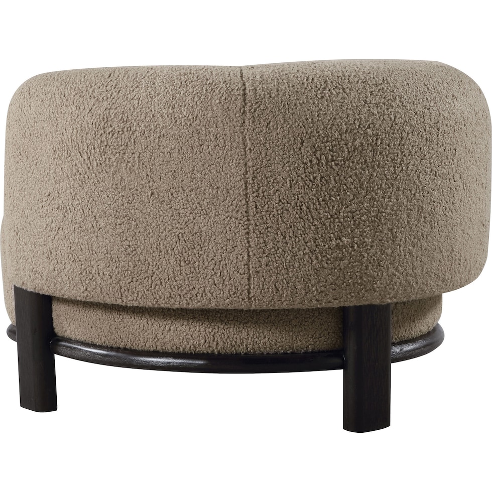 fitzroy light brown accent chair   