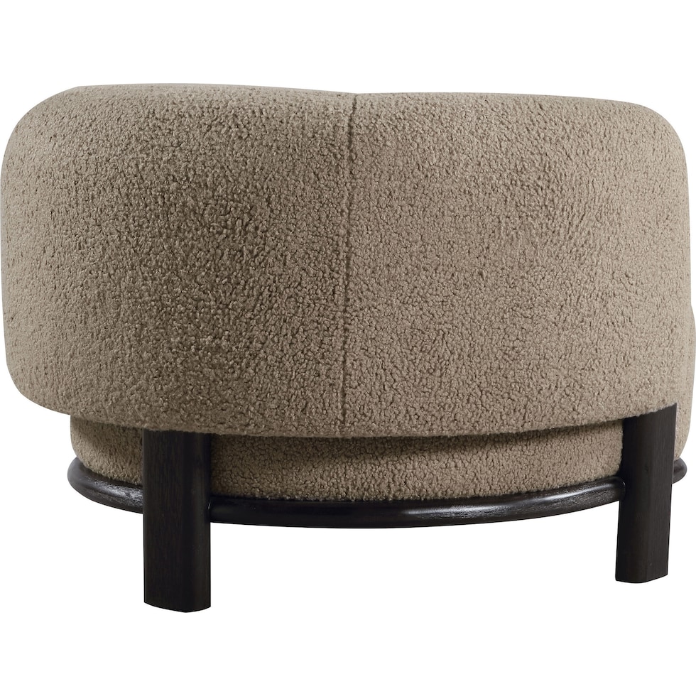 fitzroy light brown accent chair   