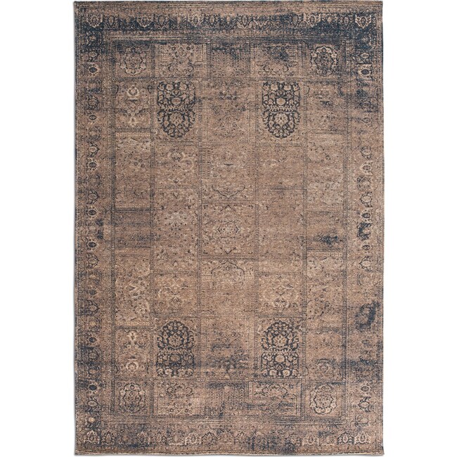 Rugs - Flat Woven Area Rug - Chocolate