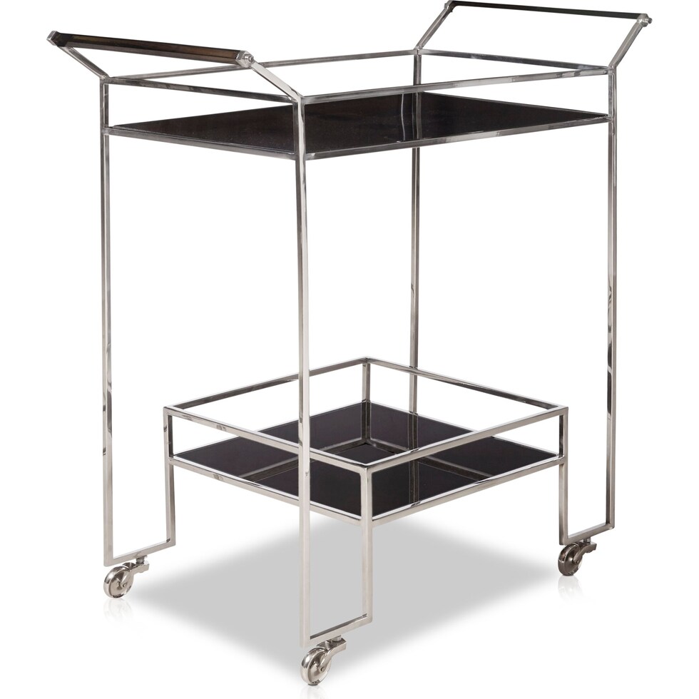 fleur stainless steel bar cart   