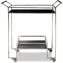 fleur stainless steel bar cart   