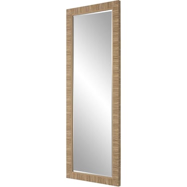 Hezekiah Floor Mirror - Natural