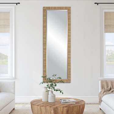 Hezekiah Floor Mirror - Natural