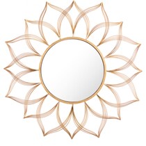 flor gold mirror   